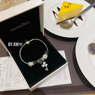    fullbox  Vòng tay nữ charm pandora full charm đính đá cao cấp 