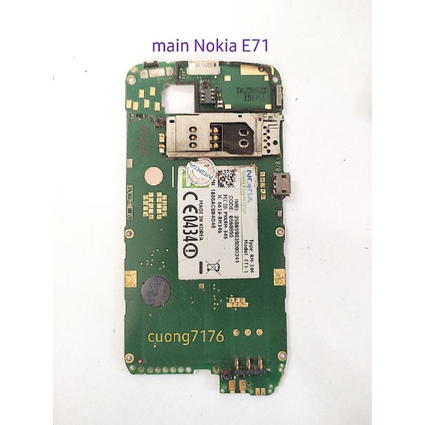 Main Nokia E71 Nguyên Bản