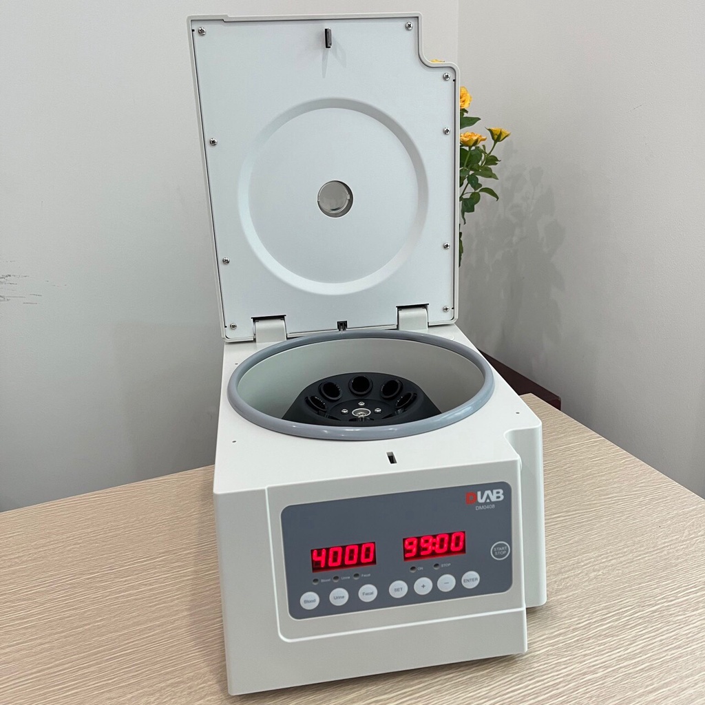 [Spa]  Máy li tâm Dlab 12 ống phân tích máu làm PRP, tách huyết tương,có hẹn giờ và điều chỉnh tốc đ