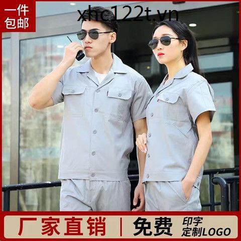 Bộ Quần Áo Công Sở Tay Dài Bằng Cotton Nguyên Chất Mỏng Chống Mài Mòn Thời Trang Mùa Hè Cho Nam