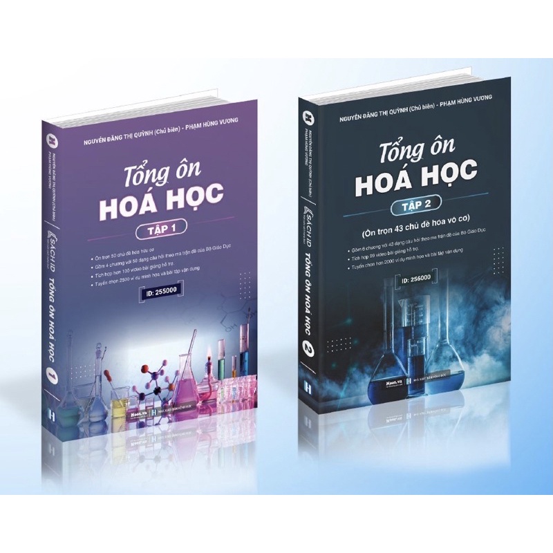 Combo sách ID hoá học - Tổng ôn hoá học lớp 12
