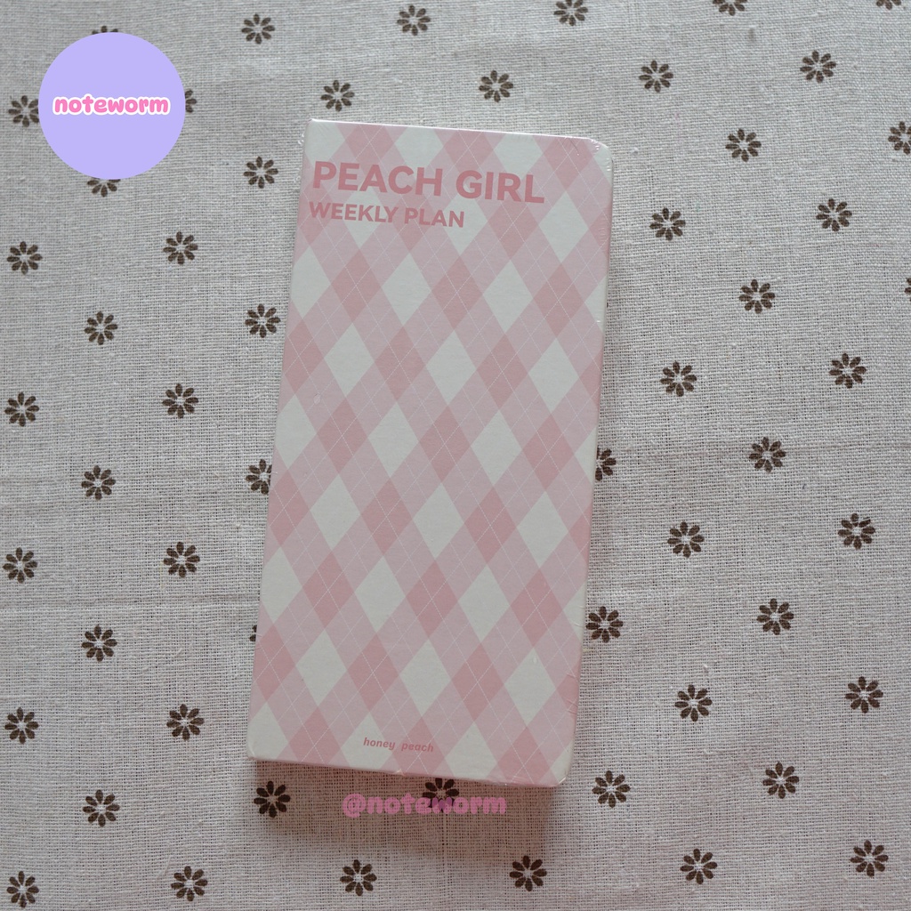 Sổ tay Slim Weekly Planner bìa Pastel ruột giấy Caro