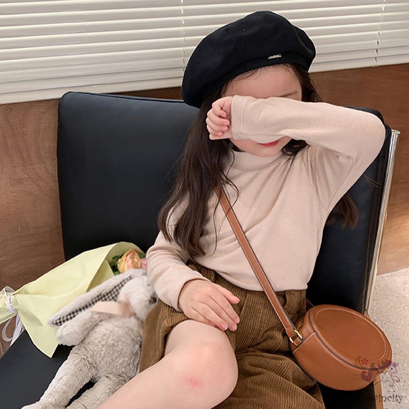 Áo Cotton Cổ Giả Nhiều Lớp Phong Cách Hàn Quốc Cho Bé Gái