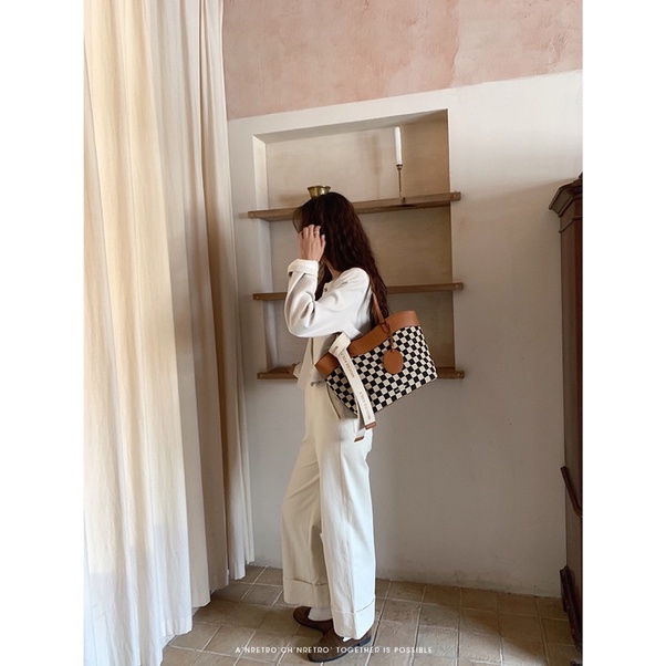 Túi Tote Miocra Koly MK30363 Chính Hãng Nền Cara