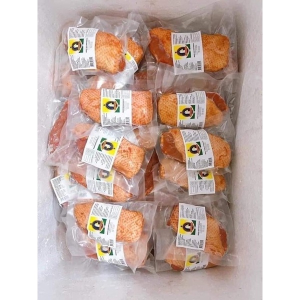 Lườn ngỗng Nga xông khói 1 set 4 miếng date mới (giao hoả tốc HCM)