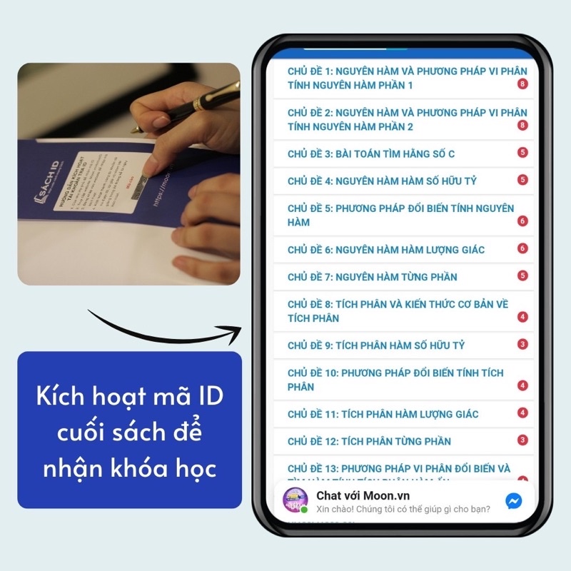 Sách ID Toán học - tuyển chọn 3000 bài tập tích phân và số phức