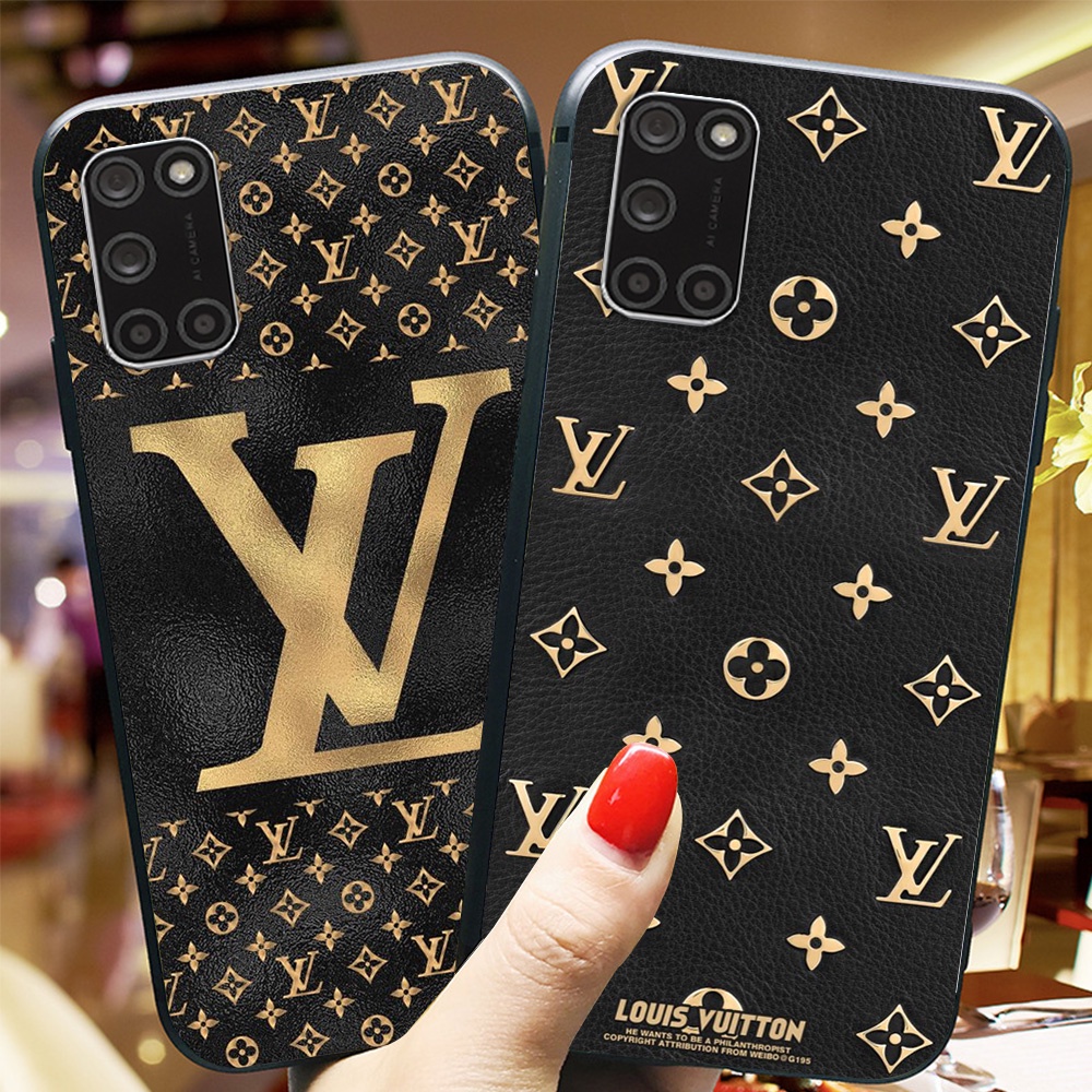 Ốp lưng điện thoại oppo a52 / oppo a92 thương hiệu LV louis vuit ton in vân da