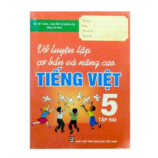 Sách - vở luyện tập cơ bản và nâng cao tiếng việt 5 tập 2