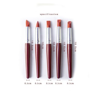 Dụng cụ điêu khắc đất sét cây miết size lớn 10mm