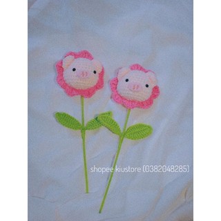 Bông Hoa Heo Len Handmade