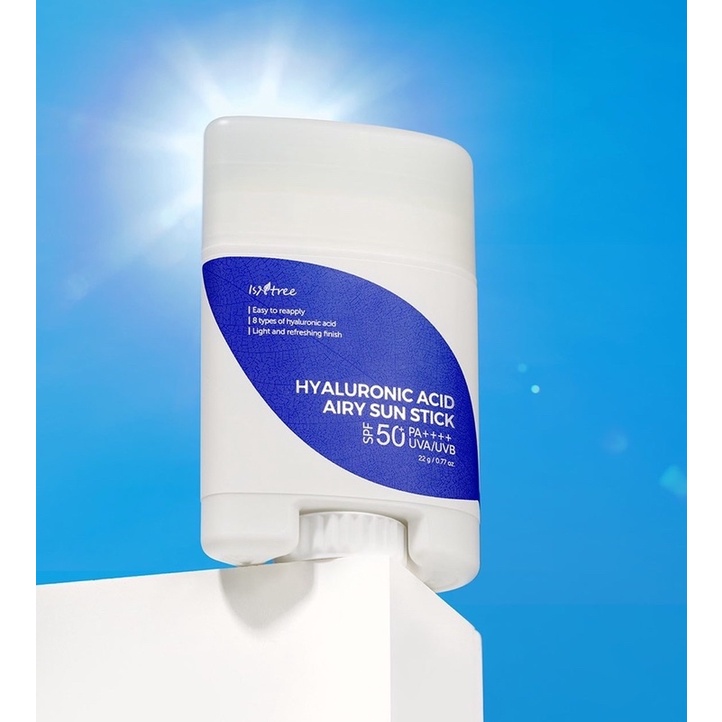 Sáp chống nắng dạng thỏi 𝐇𝐲𝐚𝐥𝐮𝐫𝐨𝐧𝐢𝐜 𝐚𝐜𝐢𝐝 𝐚𝐢𝐫𝐲 𝐬𝐮𝐧 𝐬𝐭𝐢𝐜𝐤 22g