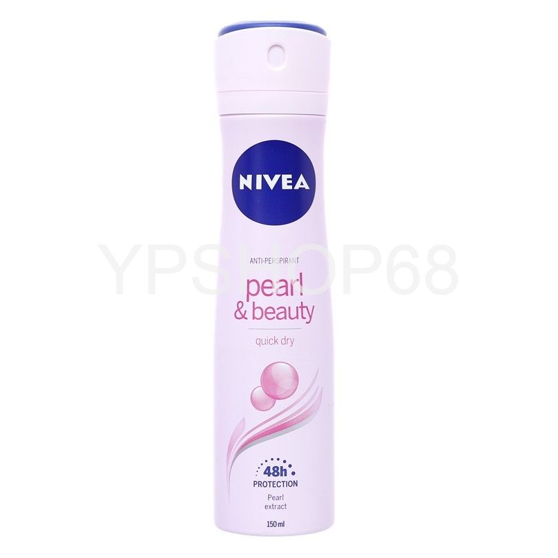 Xịt khử mùi trắng da Nivea Pearl & Beauty Quik Dry 150ml