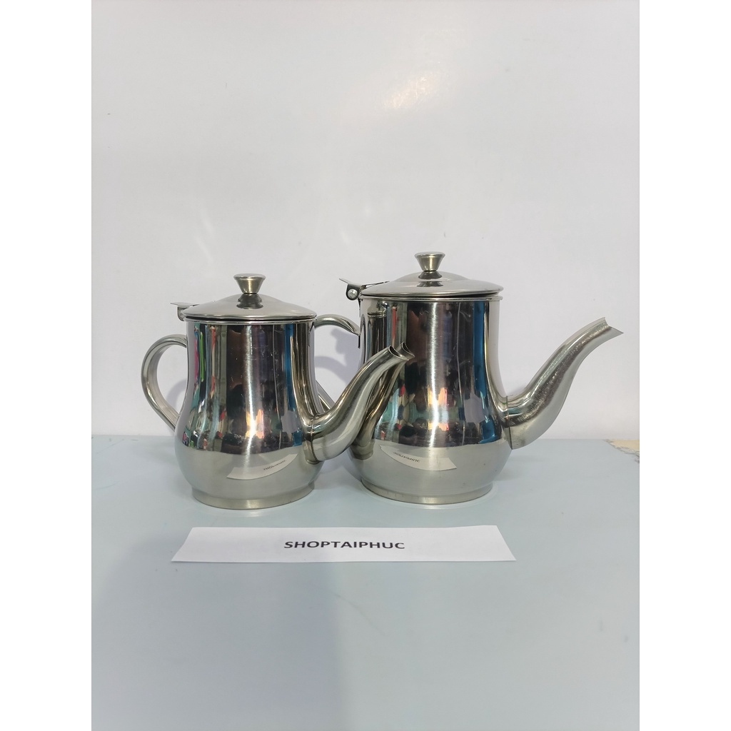 Ấm đun nước inox - NK - bình trà nhỏ