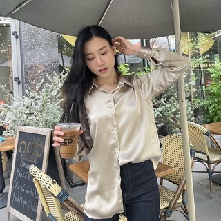 Áo sơ mi lụa tay dài EDINI - SM230