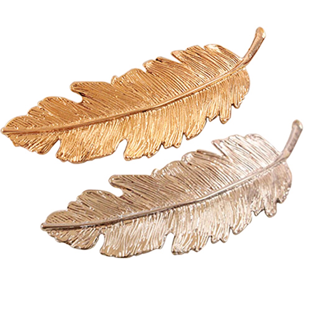 Kẹp tóc hình chiếc lá phong cách vintage xinh xắn cho nữ