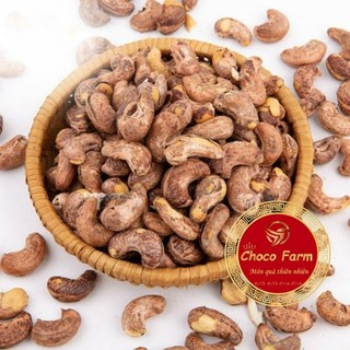 Hạt điều nguyên hạt sấy muối HỘP VUÔNG 1KG, Điều nguyên hạt vỏ lụa loại ngon hạt to chất lượng