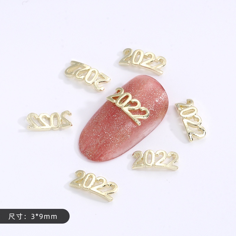 Miếng Dán Trang Trí Móng Tay Bằng Kim Loại Thiết Kế Mới Cao Cấp Thời Trang