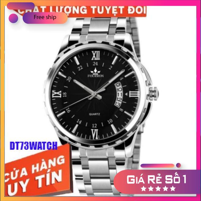 Đồng Hồ Nam FOURRON F222 Doanh Nhân Sang Trọng Hợp Kim Thép Cao Cấp