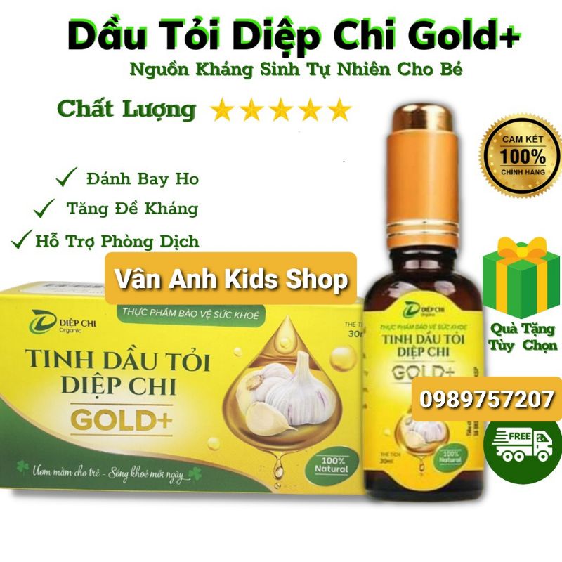 DẦU TỎI DIỆP CHI chính hãng tăng đề kháng, sổ mũi, giảm ho