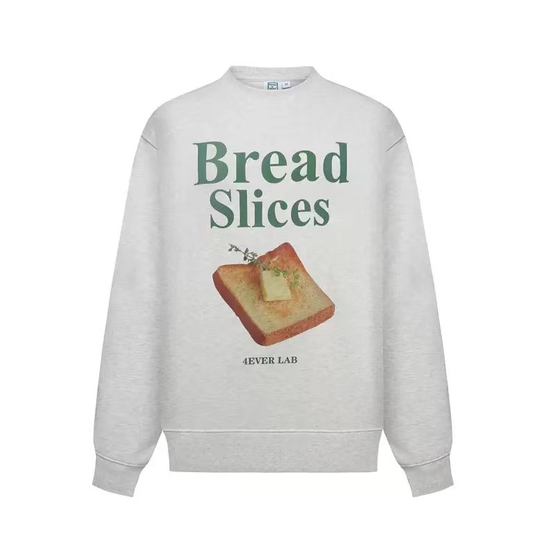 NRVP Áo thun tay dài dáng rộng in chữ phong cách Hàn Quốc 2023