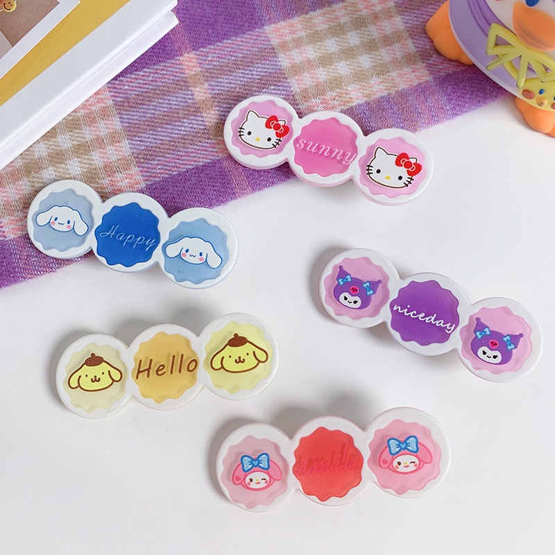 Kẹp Tóc Mỏ Vịt Họa Tiết Hoạt Hình Dễ Thương Cho Bé Gái