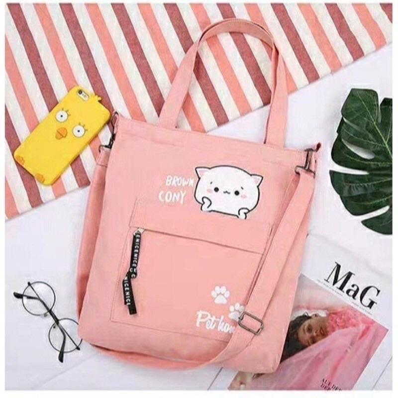Túi Tote Mèo Cony Thời Trang