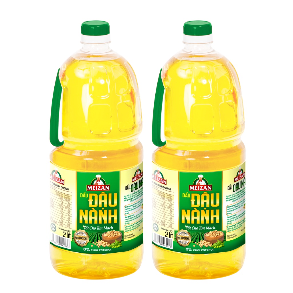 Combo 2 chai Dầu đậu nành Meizan (2L/chai)