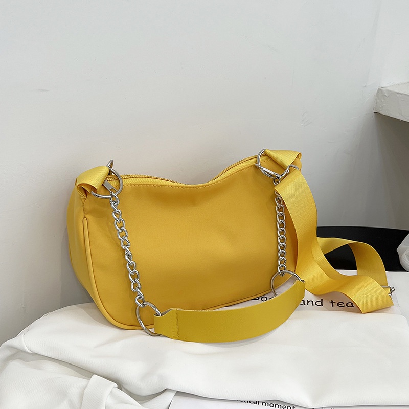 Túi đeo dưới cánh tay Bằng Vải Nylon Phong Cách Retro Đơn Giản Hàng Mới Dành Cho Bạn Nữ