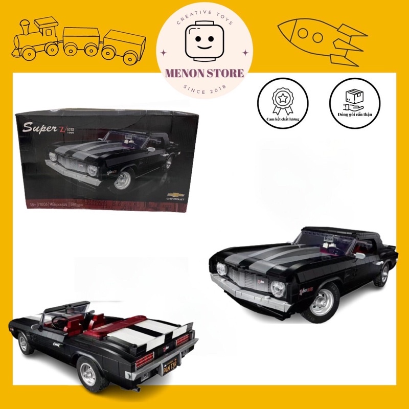 Đồ chơi lắp ráp 71006 10304 Mô hình siêu xe Chevrolet Camaro Z28 (NonLego)