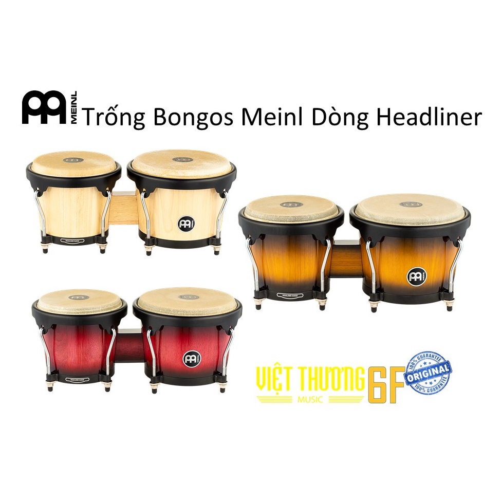 Trống bongo nhập khẩu chính hãng Meinl HB100 HB100NT HB100VSB HB100WRB