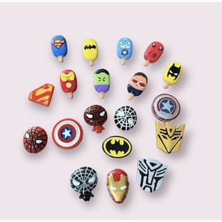 bộ charm 3d gắn sục cho bé ( gồm 2 charm to và 10 charm nhỏ)