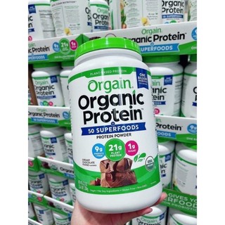 Bột pha sữa hữu cơ thuần chay Orgain organic protein ( 1.22 kg )