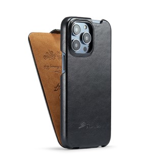 Ốp Lật Da R64 Sang Trọng Cho iPhone 14 Pro Max 12 13 11 Pro Mini 15 Plus 16e 16 + 17 Air X Xs Xr Classic Up Down Back Cover