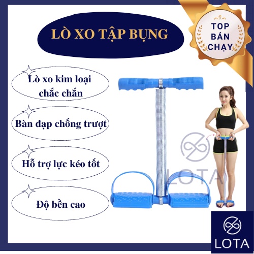 LÒ XO HỖ TRỢ GẬP BỤNG & TẬP CƠ TAY TUMMY TRIMMER, Dụng cụ tập thể dục cơ bụng 6 múi, đồ tập gym cơ bản tại nhà