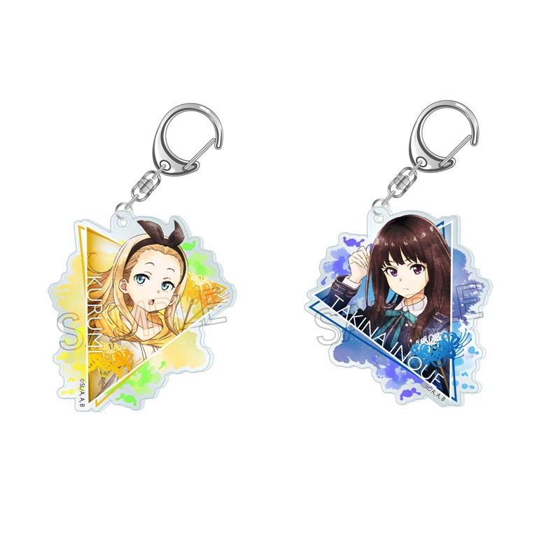 Tmdbyx Chisato Nishikigi Móc Khóa Hai Mặt Bằng Acrylic Inoue Takina Lycoris Recoil