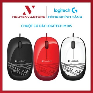 Chuột có dây logitech m105 - hàng chính hãng