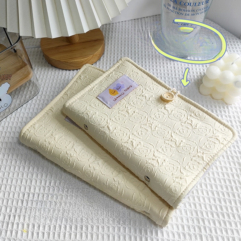 Sổ tay bằng vải Nhật Bản nhỏ trong lành cuốn sổ tay cuốn sổ tay cô gái đơn giản kẻ ca rô cuốn sổ tay