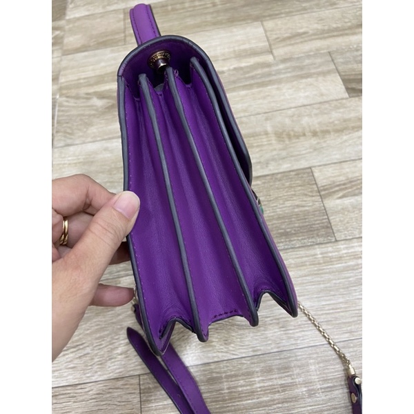 Túi si da thật BVLGARI