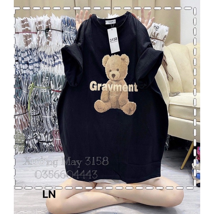 Áo phông gấu Gravement 5D DA6