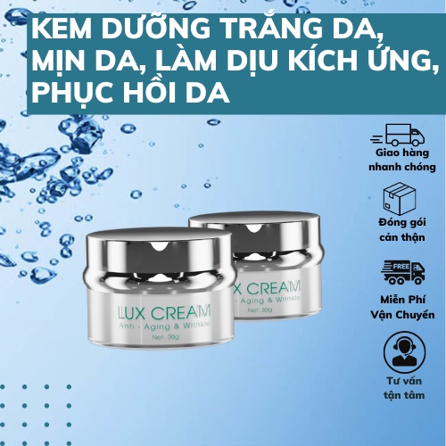 Kem Dưỡng Trắng Da, Giảm Nếp Nhăn, Mờ Nám và Sạm Da, Làm Dịu Kích Ứng & Phục Hồi Da Công Nghệ L22 | LUX CREAM | LURCINN