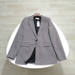 Áo blazer hoạ tiết houndstooth MNG