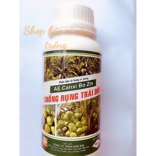 Phân bón lá Chống Nứt, Rụng Trái Dừa chuyên dùng tất cả giống Dừa hàng chính hãng chai 500ml