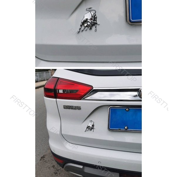 Miếng Dán Logo Lamborghini Bằng Kim Loại Trang Trí Xe Hơi