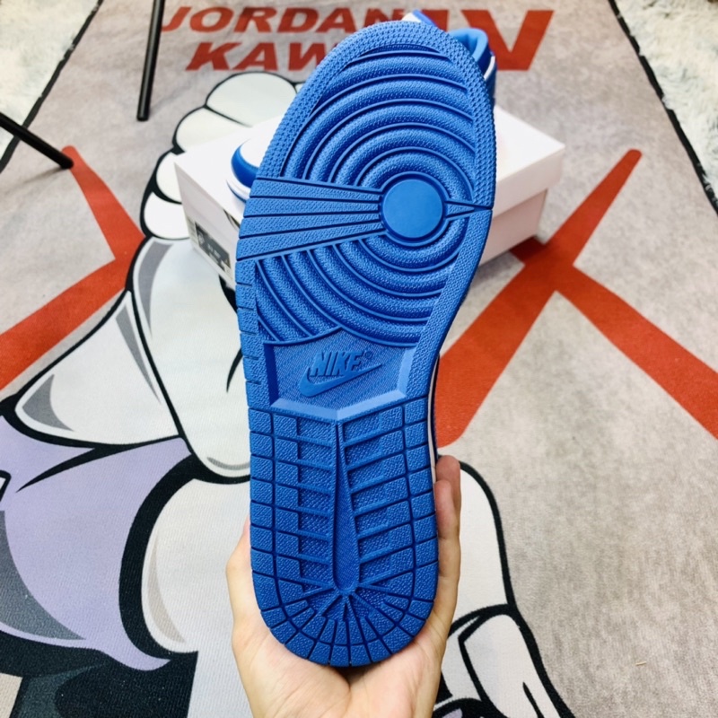 Giày thể thao sneaker cổ thấp Jordan AJ1 Low Marina Blue Hàng SC