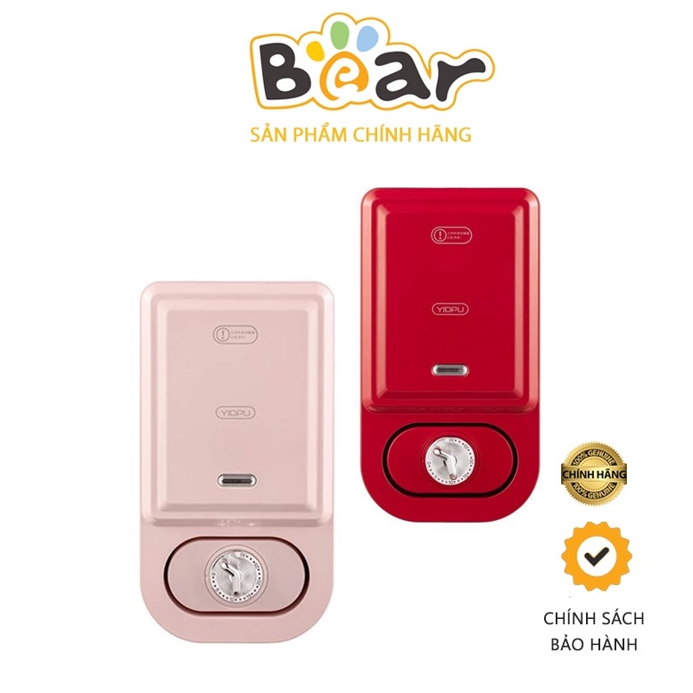 Máy Kẹp Nướng Bánh Mì Mini BEAR Làm Đồ Ăn Sáng, Nướng Thịt 2 Mặt