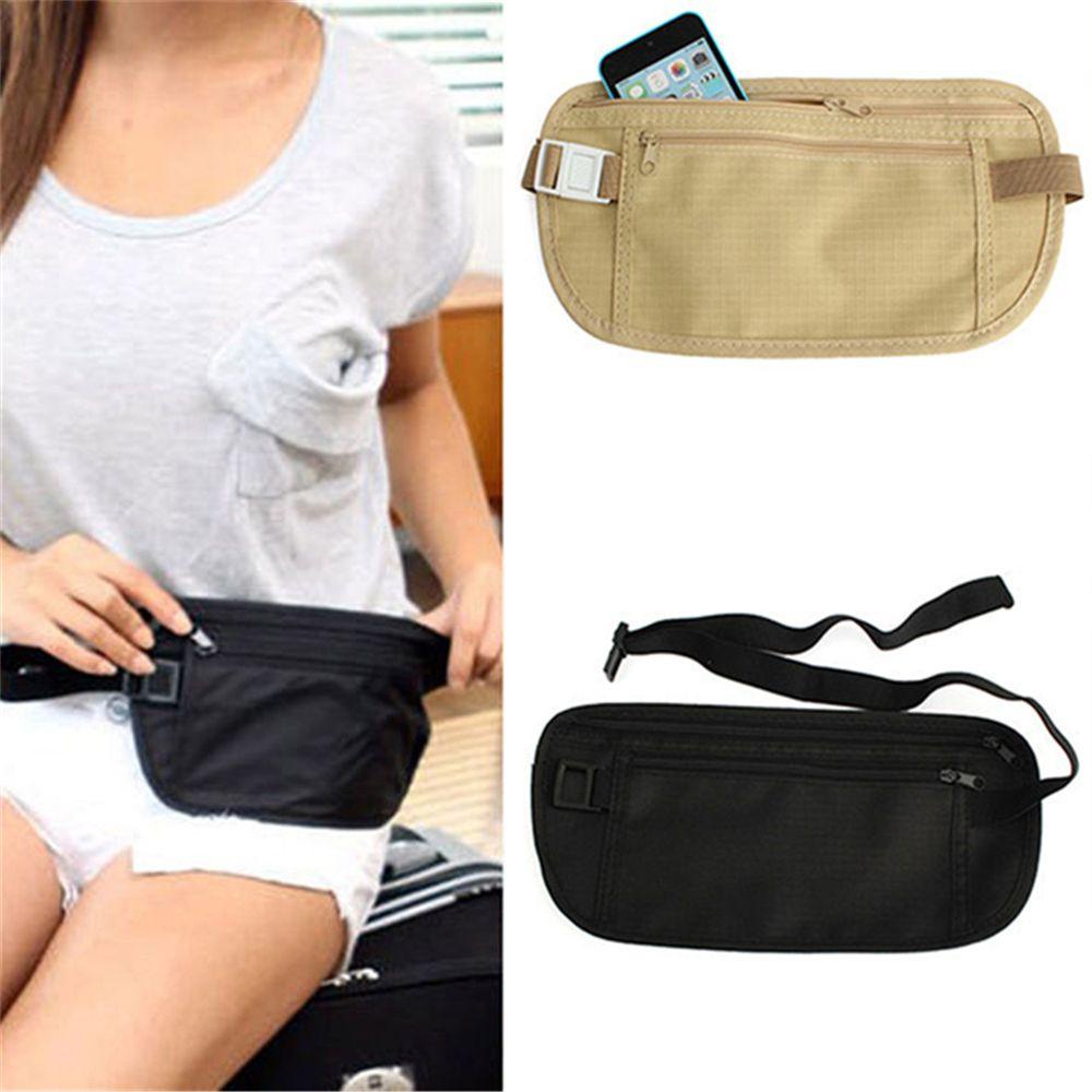 Túi Đeo Hông Đựng Điện Thoại Bằng Polyester Có Khóa Kéo Tiện Dụng Khi Chạy Bộ