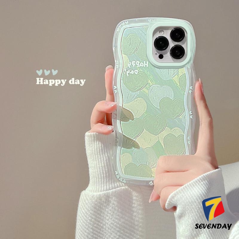 Ốp Điện Thoại Tranh Sơn Dầu Hình Trái Tim Cho Vivo Y11 Y12 Y15 Y17 Y12i Y20 Y20i Y20s Y12s Y12a Y21S Y33S Y33T Y21T Y21A Y21A212021 Ốp Điện Thoại TPU Dẻo Họa Tiết Lượn Sóng Độc Đáo Thời Trang Cho Y91C Y1s Y95 Y91 Y93