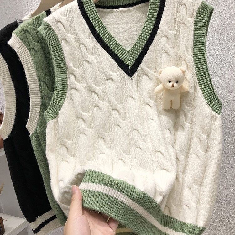 Áo Len Không Tay Thiết Kế Mới Thời Trang Dành Cho Nữ