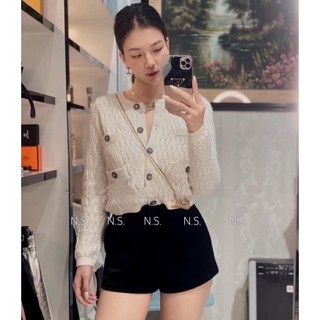 Quần short nhung cạp cao siêu tôn dáng