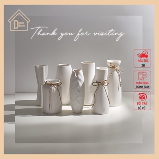 Bình hoa, lọ hoa gốm,trang trí, decor, bình cắm hoa tươi, hoa khô, phong cách Bắc Âu